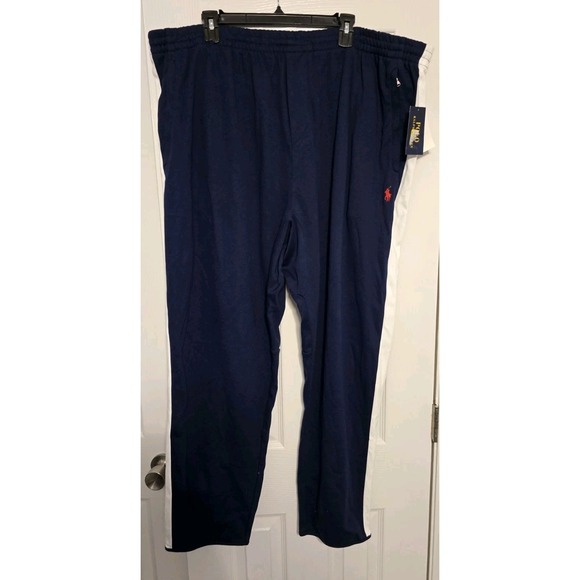 Polo Ralph Lauren Mens 3XB Joggers Pants Navy Pockets Drawstring Sweatpants NWT